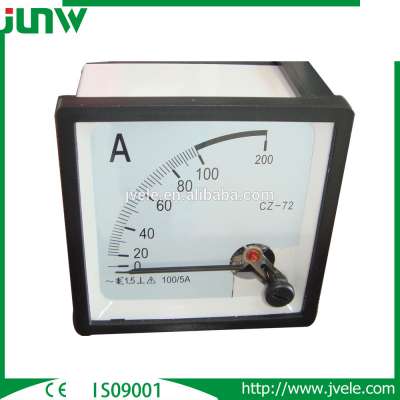 China supplier DC Volt Meter DC Voltmeter 72x72mm 96x96mm Analog DC Panel Meter