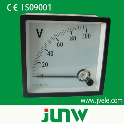 96*96 series Moving Iron Instruments panel voltmeter